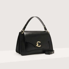 Carica l&#39;immagine nel visualizzatore di Gallery, Coccinelle C - Me Calf Cocker Medium Noir - STANGA Pelletteria
