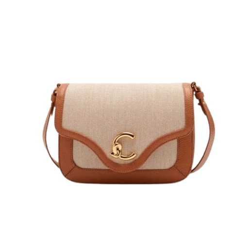 Coccinelle C - Me Canvas Small Natural/Cuir - STANGA Pelletteria