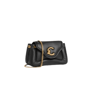Coccinelle C - Me Fluffy Small Noir - STANGA Pelletteria