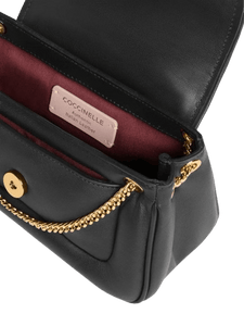 Coccinelle C - Me Fluffy Small Noir - STANGA Pelletteria