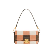Carica l'immagine nel visualizzatore di Gallery, Coccinelle C-Me Lock Vichy Suede Patch Multi Winter Rose/Berry - STANGA Pelletteria

