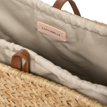 Carica l'immagine nel visualizzatore di Gallery, Coccinelle C - Me Summer Large Straw Natural/Cognac - STANGA Pelletteria
