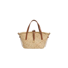 Carica l'immagine nel visualizzatore di Gallery, Coccinelle C - Me Summer Small Straw Natural/Cognac - STANGA Pelletteria
