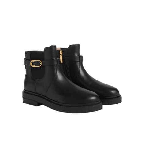 Coccinelle C - Saddle Vintage Noir - STANGA Pelletteria