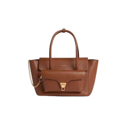 Coccinelle Double Beat Medium Cognac - STANGA Pelletteria