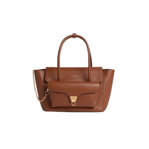 Coccinelle Double Beat Medium Cognac - STANGA Pelletteria