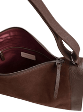 Carica l&#39;immagine nel visualizzatore di Gallery, Coccinelle Elinor Suede Bimaterial Medium Brunette - STANGA Pelletteria

