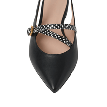 Carica l'immagine nel visualizzatore di Gallery, Coccinelle Ginko Ela Slingback Noir - STANGA Pelletteria
