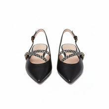 Carica l'immagine nel visualizzatore di Gallery, Coccinelle Ginko Ela Slingback Noir - STANGA Pelletteria
