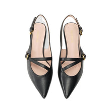 Carica l'immagine nel visualizzatore di Gallery, Coccinelle Ginko Smooth Slingback Noir - STANGA Pelletteria
