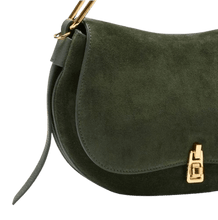 Carica l&#39;immagine nel visualizzatore di Gallery, Coccinelle Magie Suede Bimaterial Medium Alga - STANGA Pelletteria
