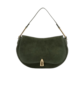 Coccinelle Magie Suede Bimaterial Medium Alga - STANGA Pelletteria
