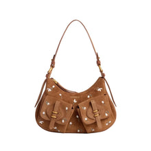 Carica l'immagine nel visualizzatore di Gallery, Coccinelle Mavery Pocket Suede Small Cognac - STANGA Pelletteria

