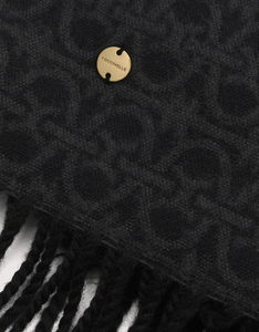 Coccinelle Monogram Sciarpa Multi Noir - STANGA Pelletteria
