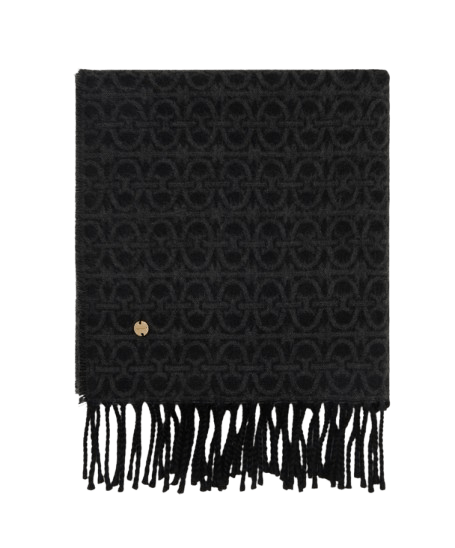 Coccinelle Monogram Sciarpa Multi Noir - STANGA Pelletteria