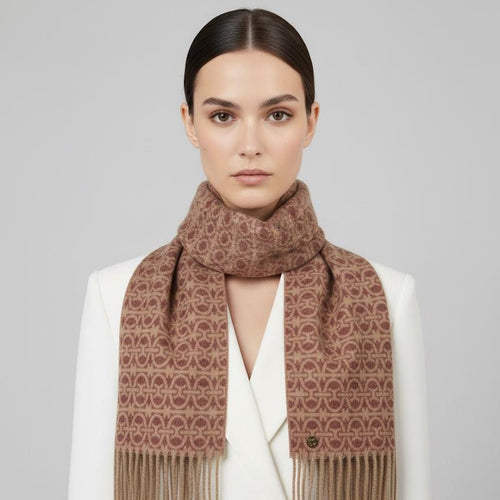 Coccinelle Monogram Sciarpa Multi Ribes - STANGA Pelletteria