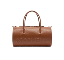 Carica l&#39;immagine nel visualizzatore di Gallery, Coccinelle Myrtha Maxi Logo Bauletto Cognac - STANGA Pelletteria
