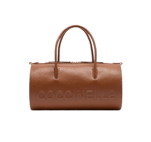 Coccinelle Myrtha Maxi Logo Bauletto Cognac - STANGA Pelletteria