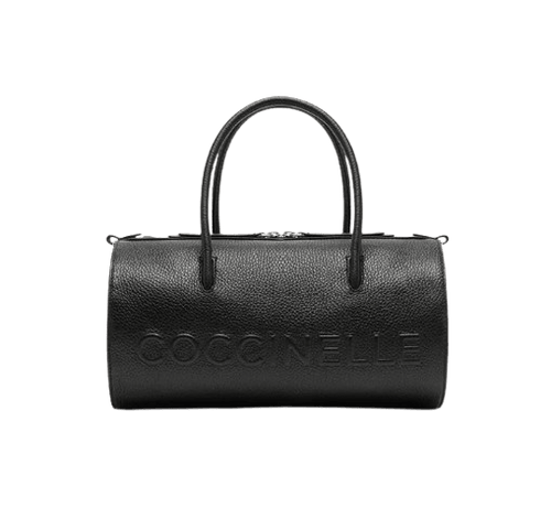 Coccinelle Myrtha Maxi Logo Bauletto Nero - STANGA Pelletteria