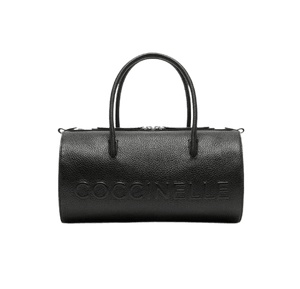 Coccinelle Myrtha Maxi Logo Bauletto Nero - STANGA Pelletteria