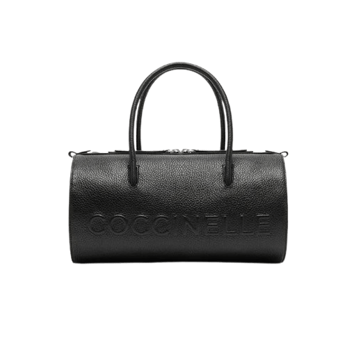 Coccinelle Myrtha Maxi Logo Bauletto Nero - STANGA Pelletteria
