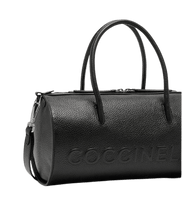 Carica l&#39;immagine nel visualizzatore di Gallery, Coccinelle Myrtha Maxi Logo Bauletto Nero - STANGA Pelletteria
