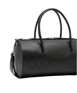 Coccinelle Myrtha Maxi Logo Bauletto Nero - STANGA Pelletteria