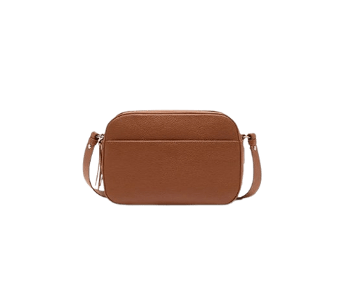 Coccinelle Myrtha Maxi Logo Tracolla Cognac - STANGA Pelletteria