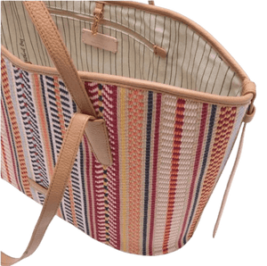 Coccinelle New Never Without Bag Mantras Large Multi Azul/Skin - STANGA Pelletteria