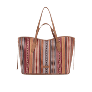 Coccinelle New Never Without Bag Mantras Large Multi Azul/Skin - STANGA Pelletteria