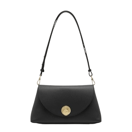 Coccinelle Nikla Medium Noir/Cognac - STANGA Pelletteria