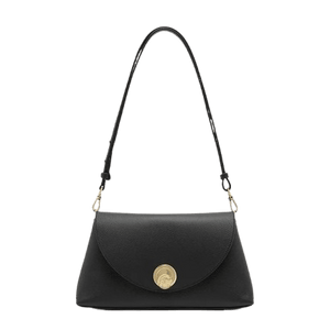 Coccinelle Nikla Medium Noir/Cognac - STANGA Pelletteria