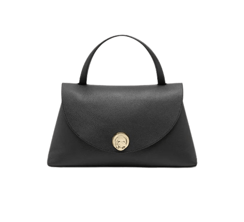 Coccinelle Nikla Medium Noir/Cognac - STANGA Pelletteria