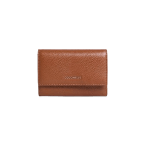 Coccinelle Portafoglio Metallic Soft Cognac - STANGA Pelletteria