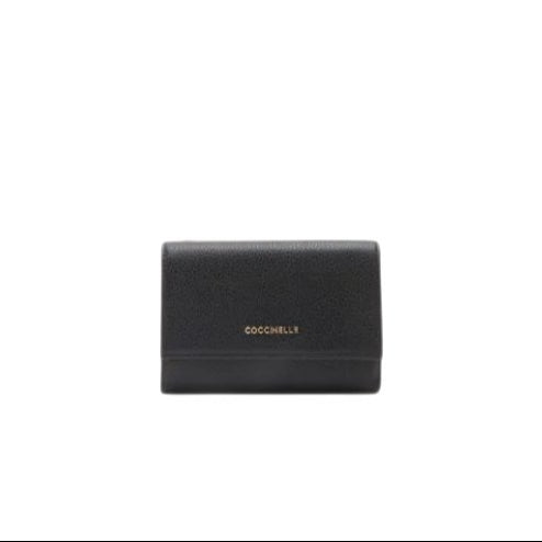 Coccinelle Portafoglio Metallic Soft Noir - STANGA Pelletteria