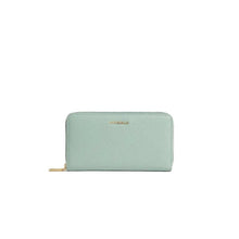 Carica l'immagine nel visualizzatore di Gallery, Coccinelle Portafoglio Zip Around Large Metallic Soft Aquamarine - STANGA Pelletteria
