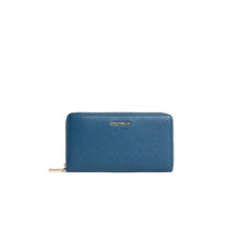 Carica l'immagine nel visualizzatore di Gallery, Coccinelle Portafoglio Zip Around Large Metallic Soft Deep Blue - STANGA Pelletteria
