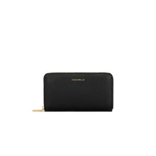 Carica l'immagine nel visualizzatore di Gallery, Coccinelle Portafoglio Zip Around Large Metallic Soft Noir - STANGA Pelletteria
