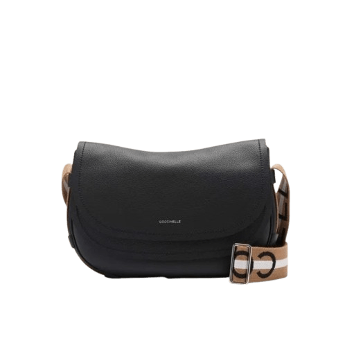 Coccinelle Raquel Medium Noir/Noir - STANGA Pelletteria