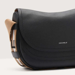 Coccinelle Raquel Medium Noir/Noir - STANGA Pelletteria