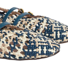 Carica l'immagine nel visualizzatore di Gallery, Coccinelle Risako Ballerine Multi Deep Blue - STANGA Pelletteria
