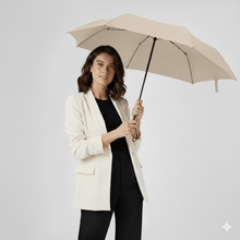 Carica l&#39;immagine nel visualizzatore di Gallery, Doppler Ombrello Mini Manuale Macadamia Beige - STANGA Pelletteria
