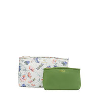 Furla Camelia Beauty Case XL Toni Color Cristallo+Ivy - STANGA Pelletteria