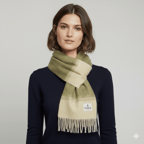 Furla Flow Sciarpa 25x185 Toni Cactus - STANGA Pelletteria