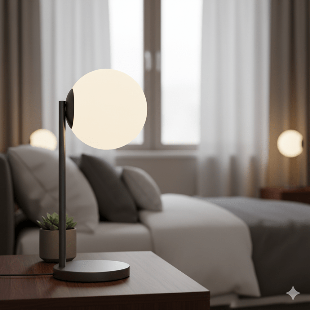 Lexon Lampada a Bolle Metallic Grey - STANGA Pelletteria