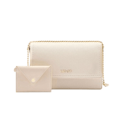 Liu Jo Borsa A Tracolla Con Catena Pochette Cream - STANGA Pelletteria