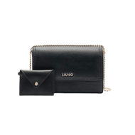 Liu Jo Borsa A Tracolla Con Catena Pochette Nera - STANGA Pelletteria