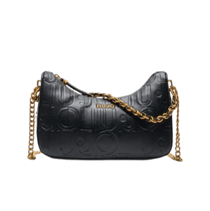 Liu Jo Borsa A Tracolla Con Logo Nera - STANGA Pelletteria