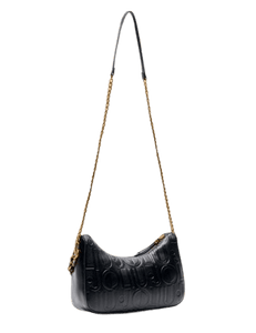 Liu Jo Borsa A Tracolla Con Logo Nera - STANGA Pelletteria