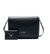 Carica l&#39;immagine nel visualizzatore di Gallery, Liu Jo Borsa A Tracolla Con Pochette Nera - STANGA Pelletteria
